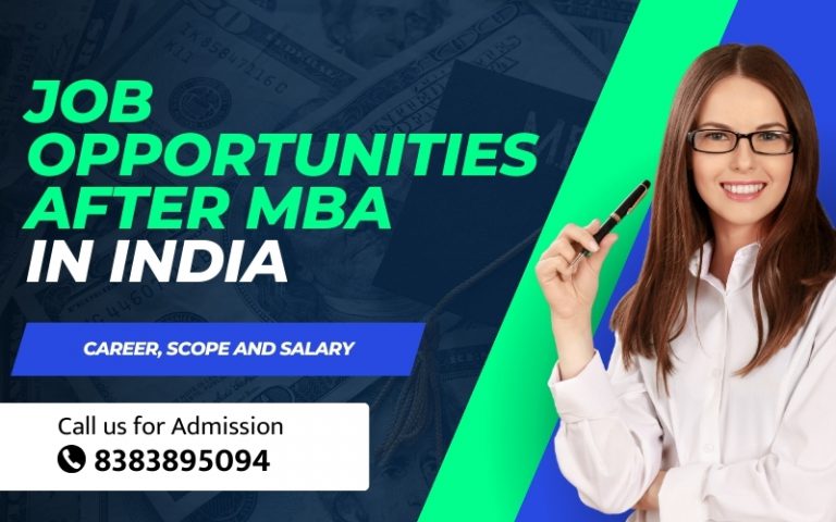 Job Opportunities after MBA in India – Career & Scope